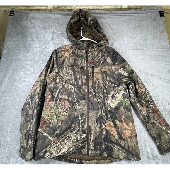 Walls Outdoor Goods Jackets & Blazers - Walls Womens L Camo Insulated Hooded Hunting Gear Pink Accents Gorpcore Workwear